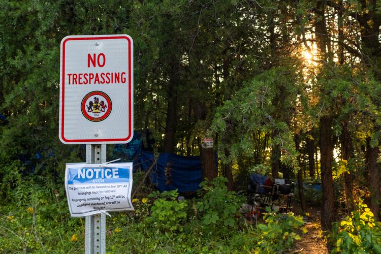 Photo of No Trespassing Sign - photo credit: Fairfax County Times